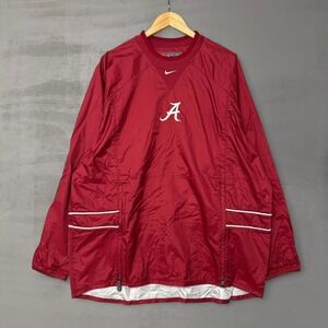 Nike Alabama Crimson‎ Tide Center Swoosh WATERPROOF Wind Jacket XL